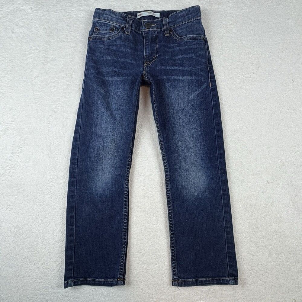 Levis 511 Performance Slim Jeans Boys 6 Regular Med Wash Adj Waist Straight Leg